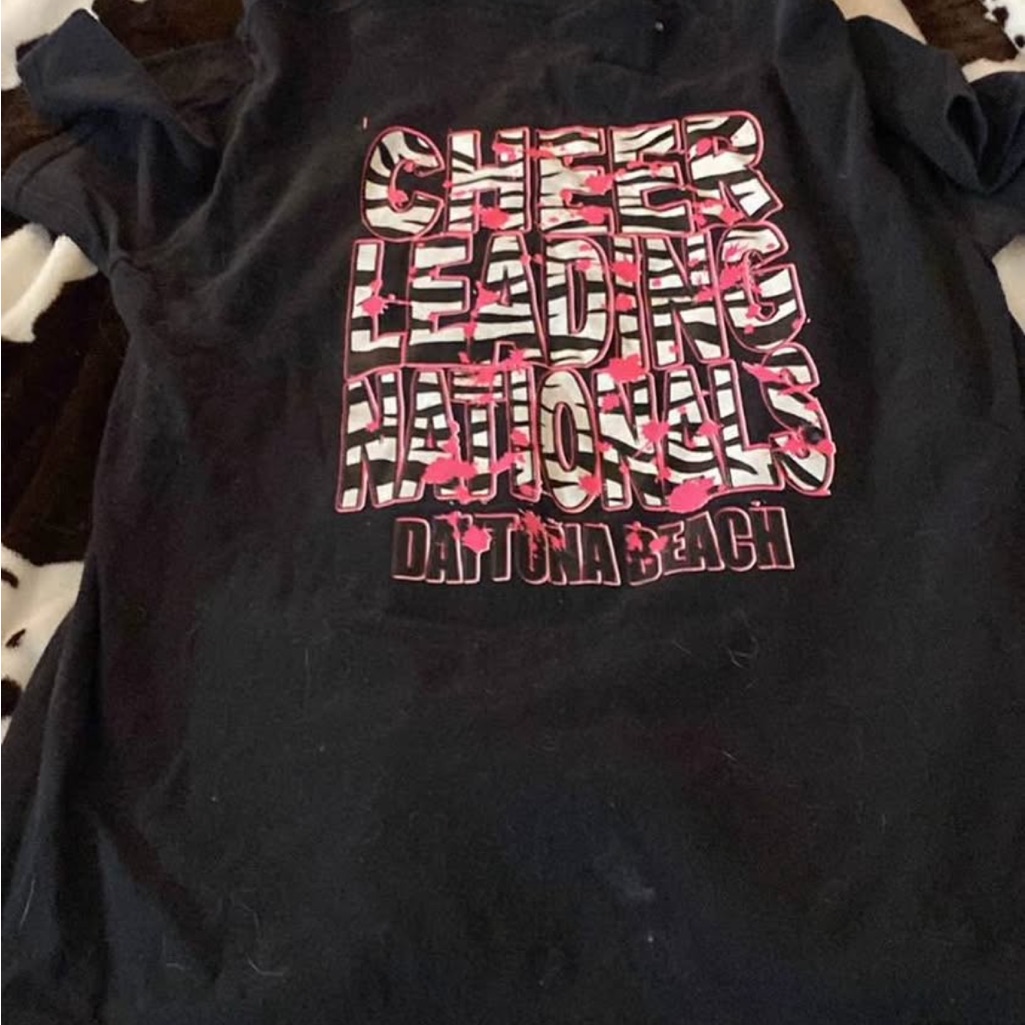 Cheer Leading Nationals Daytona Beach Black Graphic Tee